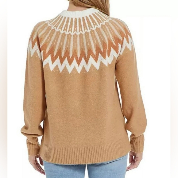 NWT French Connection Essentials Cozy Sweater 🤎🤍 XXL - Picture 2 of 7